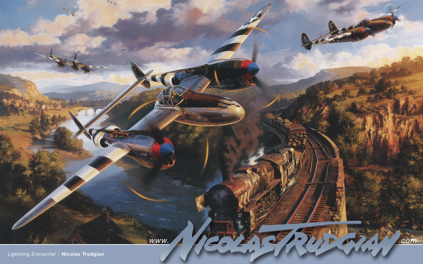 Подборка рисунков на тему авиации времен Второй Мировой Войны